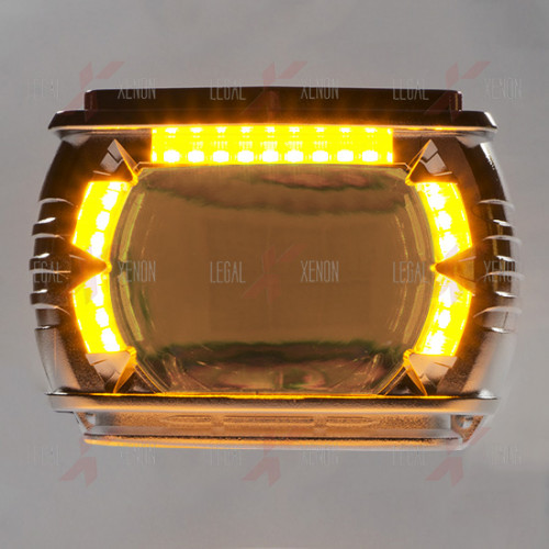 я Уценка! LED линзы дальнего света Aozoom ALPS-02 (ДХО + Поворот) гарантия 1 месяц