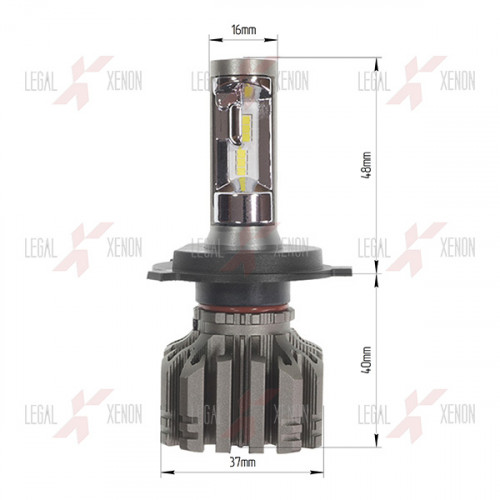 ZORKiY S6 Max Power H4 - 6000K