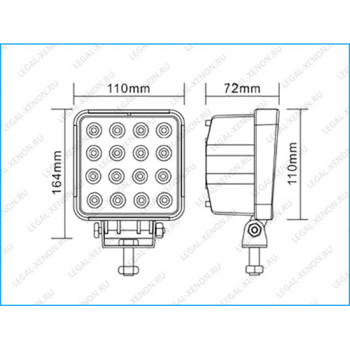 я Светодиодная фара LX LED SPOTLIGHT 48W